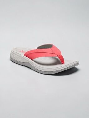 Eddie Bauer Break Point Flip Flops Coral Sandals Summer Comfy Walking Size 9 NWT